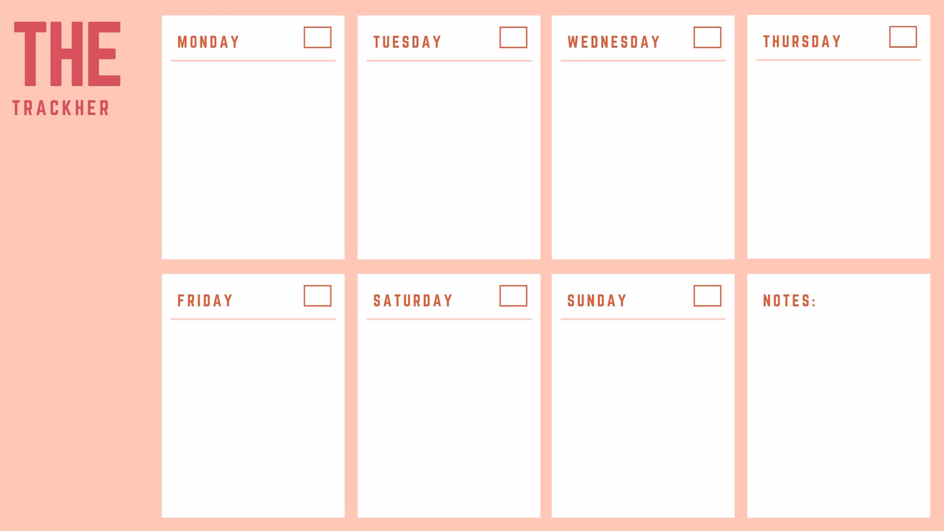 The TrackHER Calendar Period tracker
